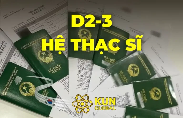 Visa D2-3 Hàn Quốc: Nâng Tầm Sự Nghiệp Với Tấm Bằng Thạc Sĩ Quốc Tế