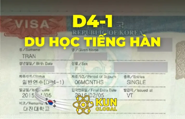 Visa D4-1 Hàn Quốc: Cửa Ngõ Du Học