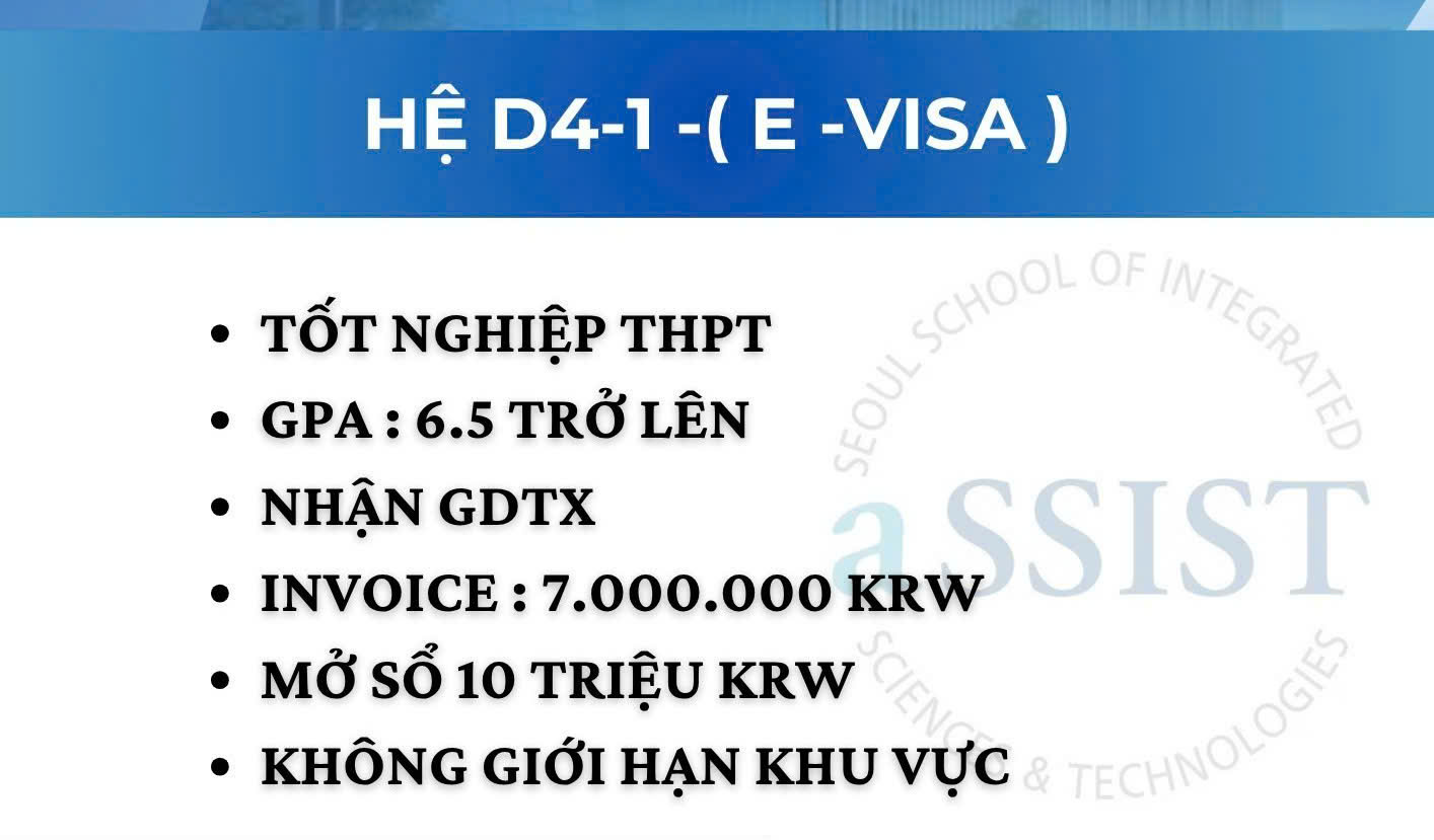Tuyển Sinh Trường Cao Học Khoa Học & Công Nghệ Seoul: Du Học Tiếng Hàn (Visa D4-1) – 06/2026