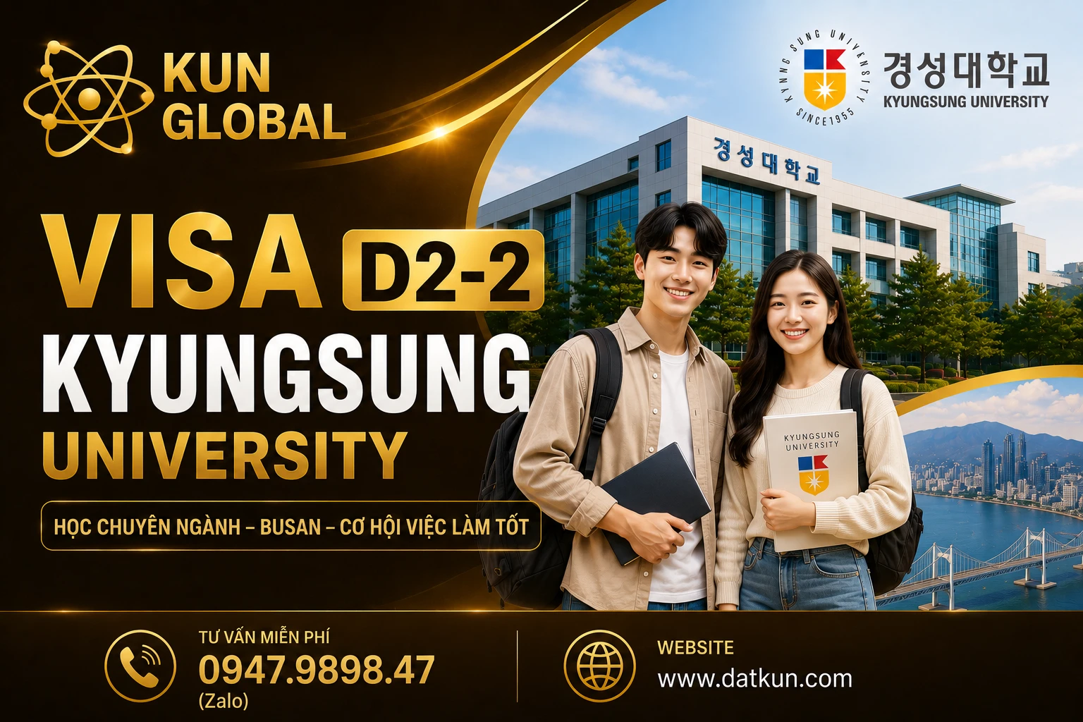 Visa D2-2 Đại Học Kyungsung: Lộ Trình Học Chuyên Ngành Tại Busan Được Nhiều Sinh Viên Việt Nam Quan Tâm 2026